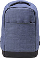 Two-tone polyester (600D) anti-theft backpack, with PVC backing.