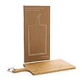 Ukiyo bamboo rectangle serving board, brown