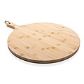 Ukiyo bamboo round serving board, brown