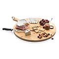 Ukiyo bamboo round serving board, brown