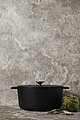 Ukiyo cast iron pan large