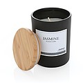 Ukiyo deluxe scented candle with bamboo lid
