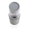 Ukiyo glass hydration tracking bottle with sleeve