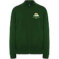 Ulan unisex full zip sweatshirt, bottle green