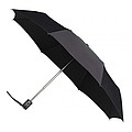 UMBERTO Folding umbrella with open-close systém, black