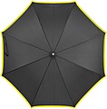 Umbrella made of pongee, automatic, light green