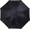 Umbrella with double nylon cover, yellow