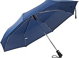 Umbrella, with pushbutton, dark blue