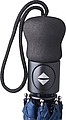 Umbrella, with pushbutton, dark blue
