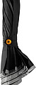 Umbrella with reflective border Black