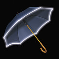 Umbrella with reflective border Blue