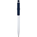 Unica recycled plastic ballpoint pen (blue ink), navy