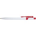 Unica recycled plastic ballpoint pen (blue ink), red