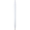 Unica recycled plastic ballpoint pen (blue ink), white