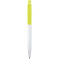 Unica recycled plastic ballpoint pen, lime green