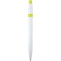 Unica recycled plastic ballpoint pen, lime green