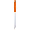 Unica recycled plastic ballpoint pen, orange