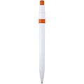 Unica recycled plastic ballpoint pen, orange