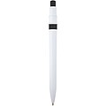 Unica recycled plastic ballpoint pen, solid black