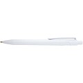 Unica recycled plastic ballpoint pen, white