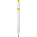 Unica recycled plastic ballpoint pen, yellow