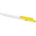 Unica recycled plastic ballpoint pen, yellow
