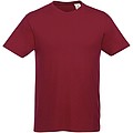 Unisex Heros T-shirt with short sleeves, burgundy red, 3XL