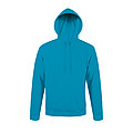 UNISEX HOODED SWEATSHIRT SNAKE, AQUA, 3XL