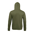 UNISEX HOODED SWEATSHIRT SNAKE, ARMY, L