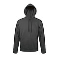 UNISEX HOODED SWEATSHIRT SNAKE, CHARCOAL MELANGE, L