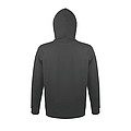 UNISEX HOODED SWEATSHIRT SNAKE, CHARCOAL MELANGE, L