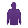 UNISEX HOODED SWEATSHIRT SNAKE, DARK PURPLE, L