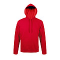 UNISEX HOODED SWEATSHIRT SNAKE, RED, 3XL