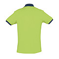 UNISEX POLO SHIRT PRINCE, APPLE GREEN/FRENCH NAVY, M