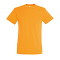 UNISEX ROUND COLLAR T-SHIRT REGENT, APRICOT, M