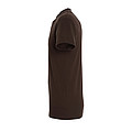 UNISEX ROUND COLLAR T-SHIRT REGENT, CHOCOLATE, L
