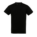 UNISEX ROUND COLLAR T-SHIRT REGENT, DEEP BLACK, 3XL