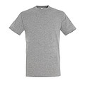 UNISEX ROUND COLLAR T-SHIRT REGENT, GREY MELANGE, 3XL