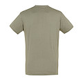 UNISEX ROUND COLLAR T-SHIRT REGENT, KAKI, L