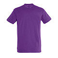 UNISEX ROUND COLLAR T-SHIRT REGENT, LIGHT PURPLE, L