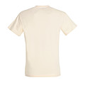 UNISEX ROUND COLLAR T-SHIRT REGENT, NATURAL, L