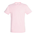 UNISEX ROUND COLLAR T-SHIRT REGENT, PALE PINK, L