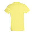 UNISEX ROUND COLLAR T-SHIRT REGENT, PALE YELLOW, L