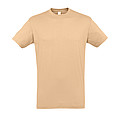UNISEX ROUND COLLAR T-SHIRT REGENT, SAND, L