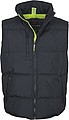 Unisex vest PAYPER DAYTONA, black/green, L