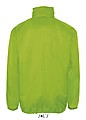 UNISEX WATER REPELLENT WINDBREAKER - SOLS SHIFT, lime, L
