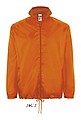 UNISEX WATER REPELLENT WINDBREAKER - SOLS SHIFT, orange, L