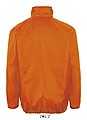 UNISEX WATER REPELLENT WINDBREAKER - SOLS SHIFT, orange, L