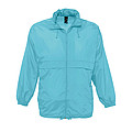UNISEX WATER REPELLENT WINDBREAKER SURF, ATOLL BLUE, XXL