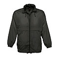 UNISEX WATER REPELLENT WINDBREAKER SURF, BLACK, XXL